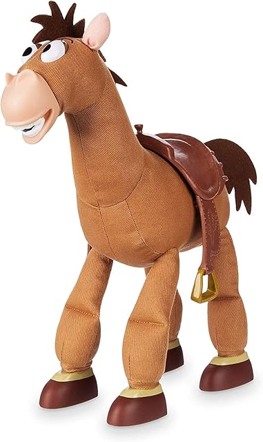 Disney Store Official Bullseye Interactive Talking Action Figure from Toy Story, 42cm/16.5, Soft-Feel Fabric, Features Sounds and Phrases, Interacts with Other Figures and Toys, Suitable for Ages 2+