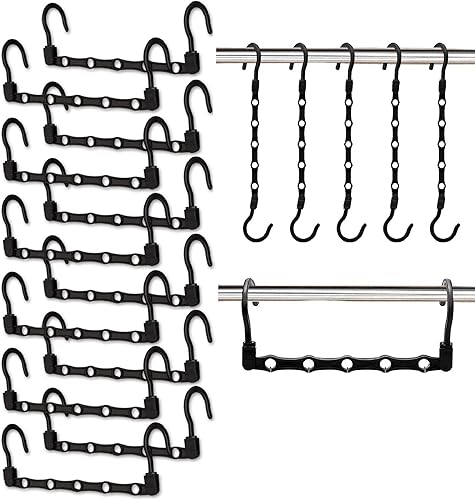 Paquete de 12 perchas para ropa, transforma y mejora el espacio de tu armario, diseñadas para una organización óptima, sostiene múltiples camisas y disponible en Yaxa Mexico