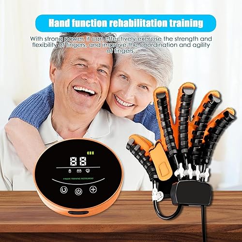 Miniatura 7 de GAOXIAO Rehabilitation Robot Gloves for Stroke Hemiplegia Patients, Finger Hand Recovery Equipment Rehab Exerciser Aids Robotic Glove Multiple