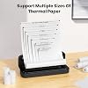 Mobile Printer Bluetooth Thermal Printer A4 Portable Printer Inkless Printer with Android & iOS for Mobile Phone & Laptop Supports 210 x 297 mm A4 Thermal Paper D80 Grey