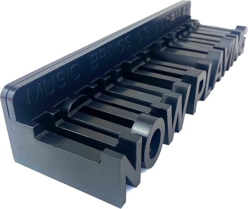 Miniatura 3 de WPESI Now Playing - Soporte de pared para discos de vinilo, soporte de pared para discos de vinilo para colgar álbumes de vinilo (morado)