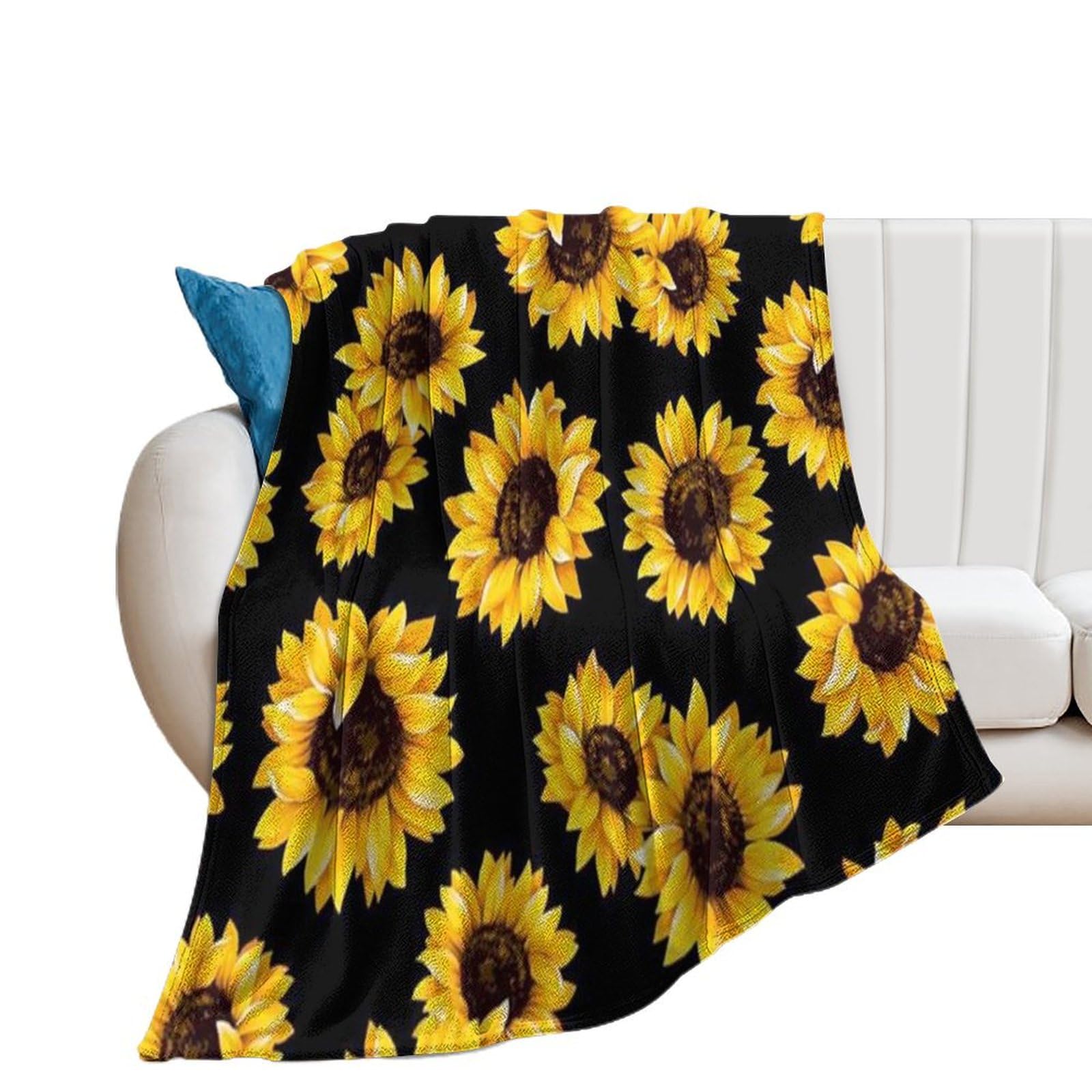 Couverture en flanelle anti-peluche pour un confort thermique sur le canapé