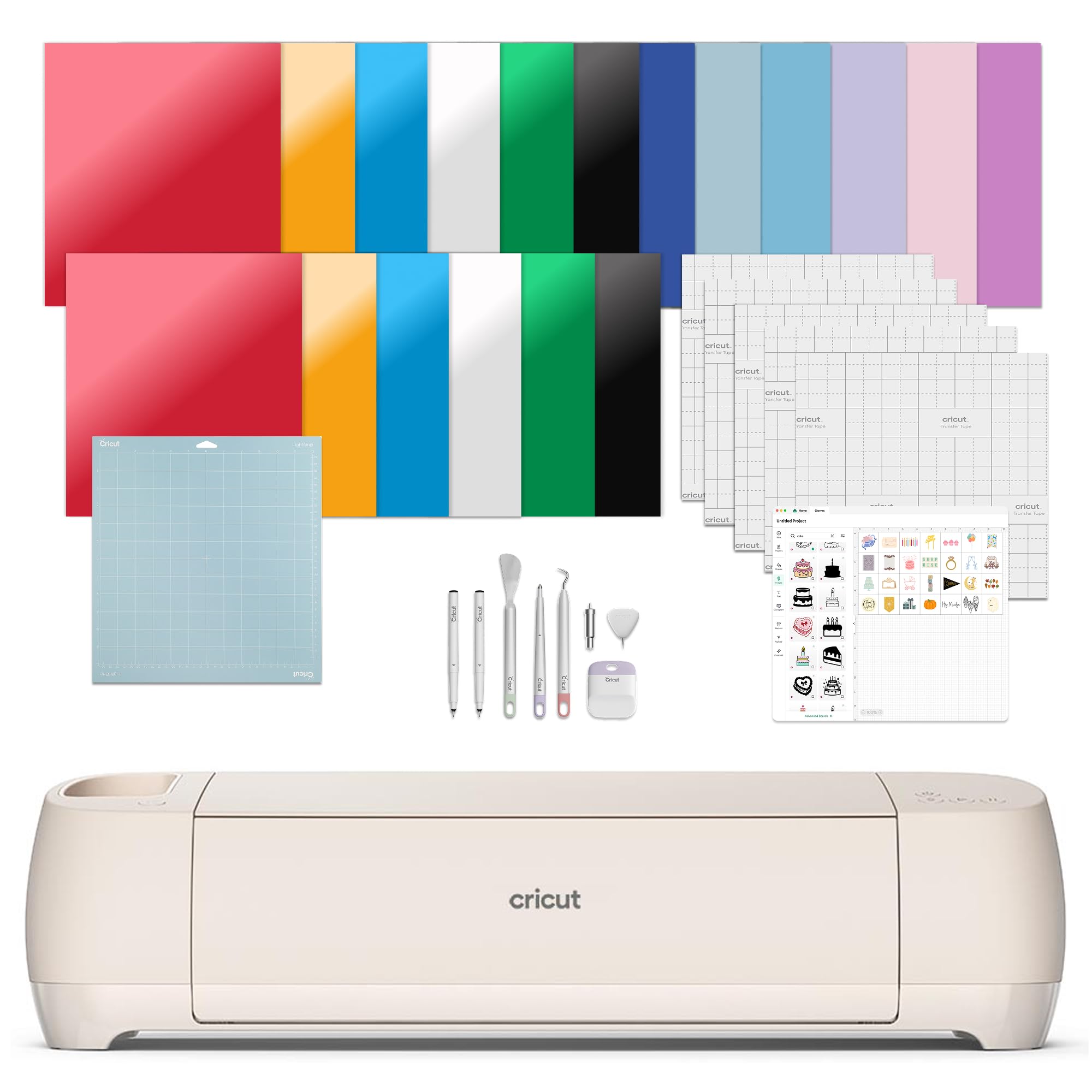 Amazon.com: Cricut Explore 4 Kit - Smart Cutting Machine, Seashell