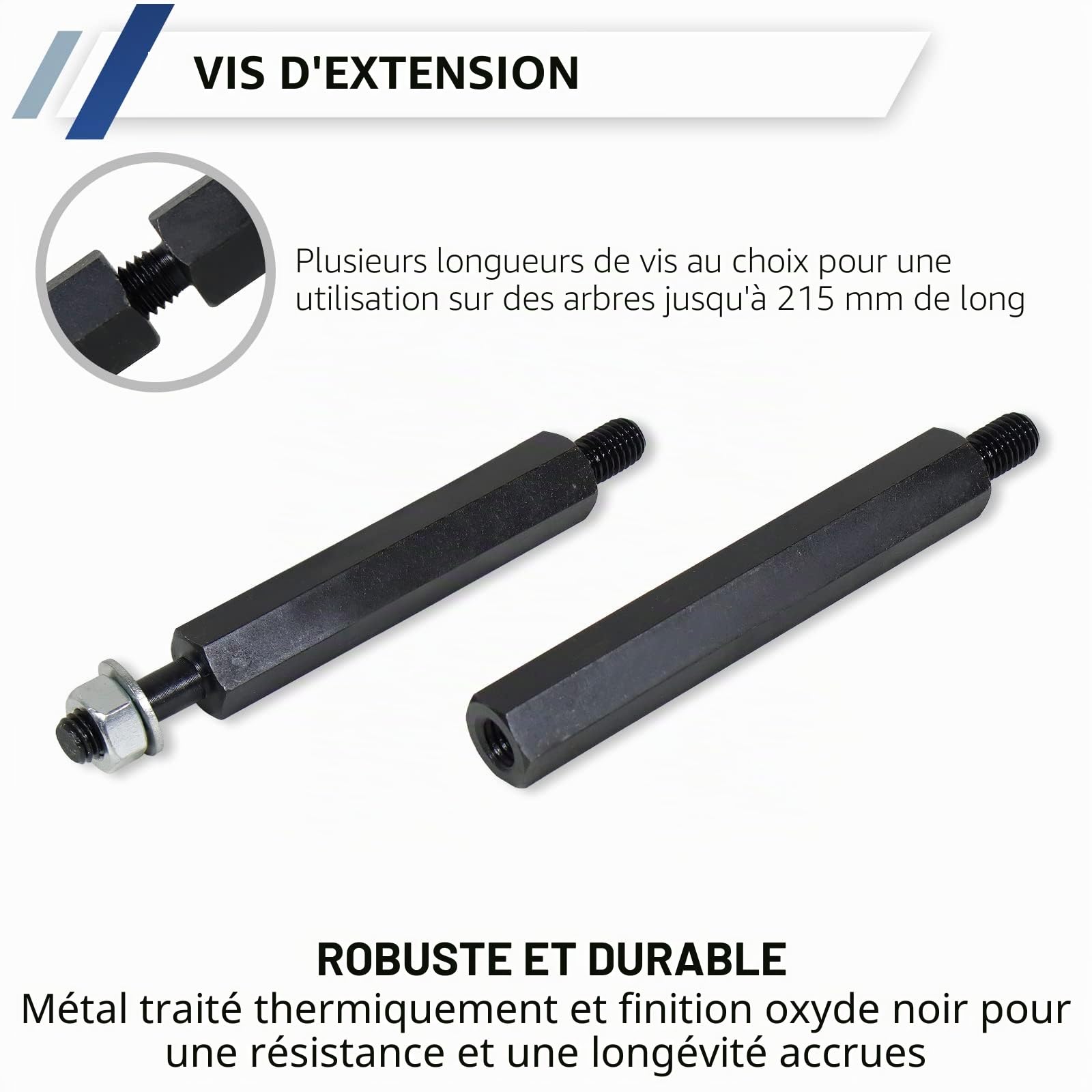 CCLIFE 14 pièces Kit Extracteur de roulement Jeu d'outils extracteur Kit Couteau de séparation, décolleurs d'engrenages et de roulements