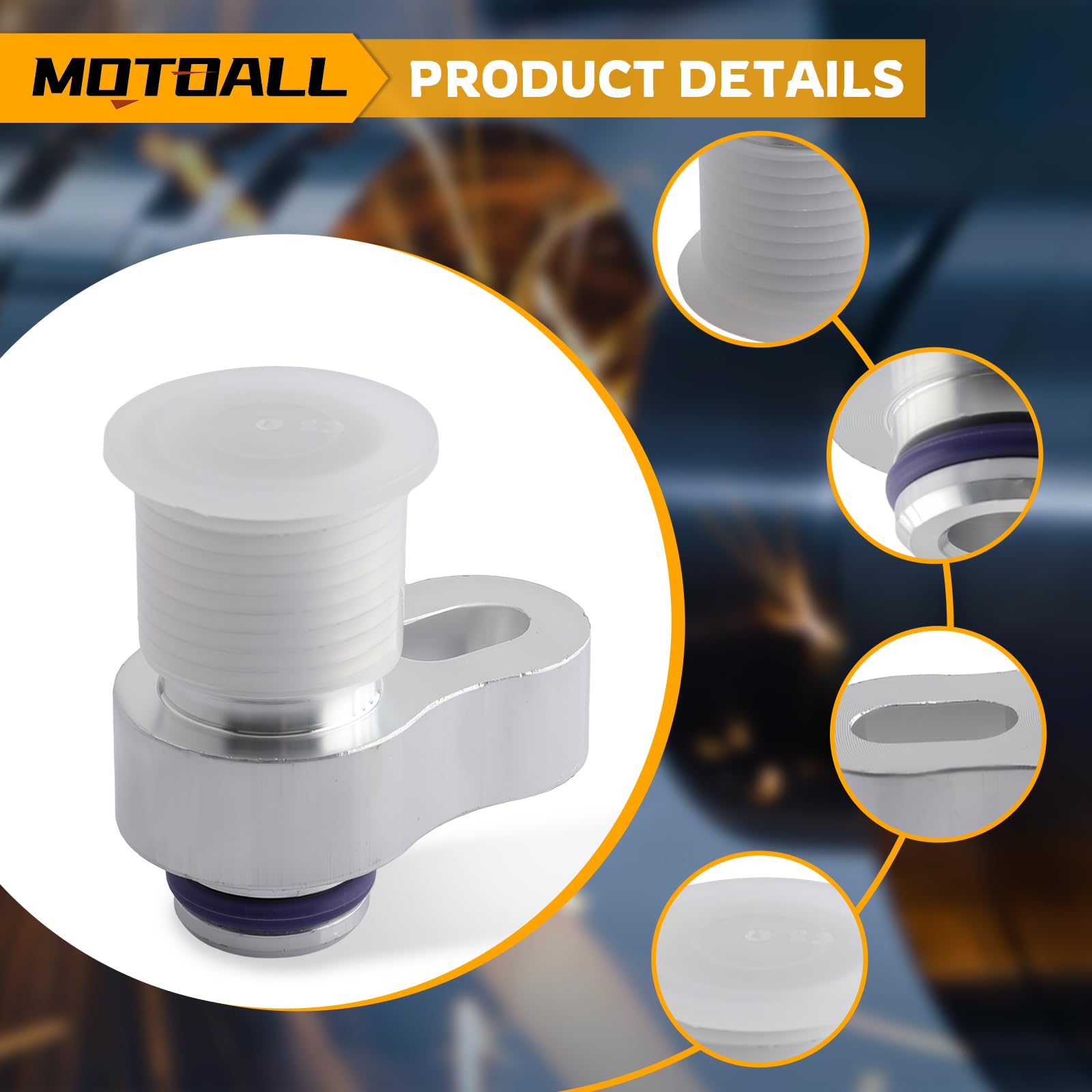 Ac Fittings And Adapters Aramox LS AC Compressor Adapter Fittings - 8AN/10AN Kit For Denso 10S17F/10S20F Ls Swap Accessory Drive Kit - Foto 4