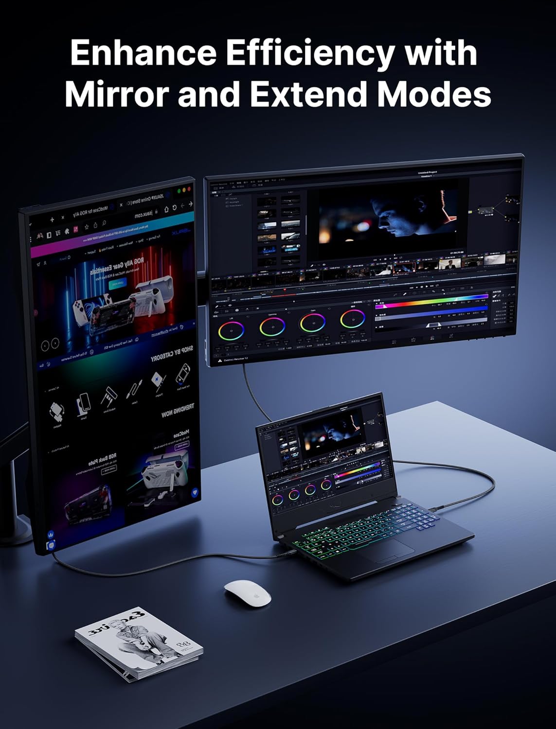 JSAUX USB C to HDMI Cable 10ft | 4K@60Hz | USB 3.1 Type C to HDMI 2.0 Cord for Home Office, (Thunderbolt 3/4 Compatible) with iPhone 16 Pro Max, MacBook Pro/Air, Galaxy S8 to S24, iPad Pro, iMac-Black