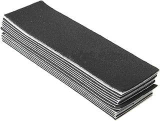 MOOKEENONE 12 Wooden Fingerboard Deck Uncut Sandpaper Grip Tape Anti-Slip Stickers Skateboard Foam