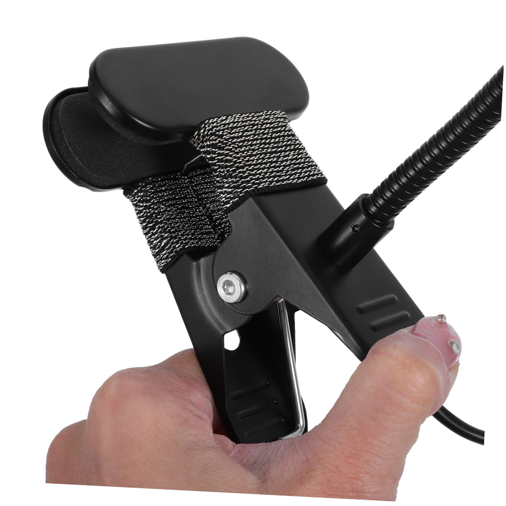 Lampada LED da Lettura Clip 3w, Collo Flessibile Nero