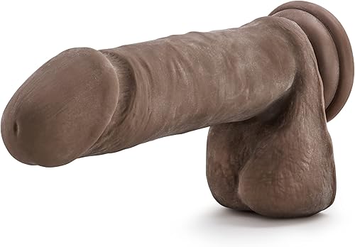 Miniatura 5 de Juguetes sexuales Blush – Dr. Skin Mr. Magic – Consolador realista con bolas de 9 pulgadas – Circunferencia gruesa de 2 pulgadas BBC – Polla grande