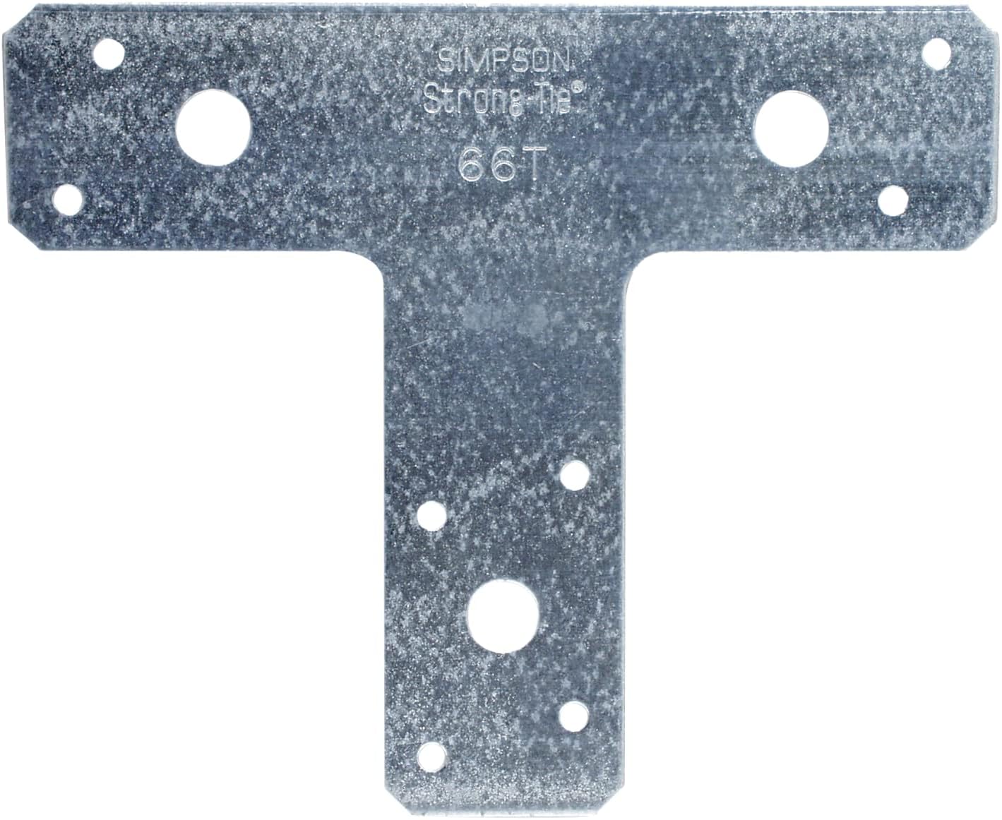 Simpson Strong-Tie 66T 6 in. x 5 in. 14-Gauge Galvanized T Strap (Pack of 10)