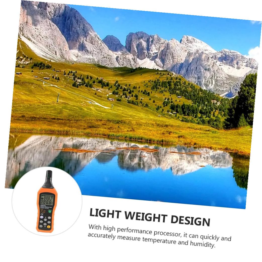 Hygromètre Portable Pm6508 1 Set Abs Tpe sans Batterie