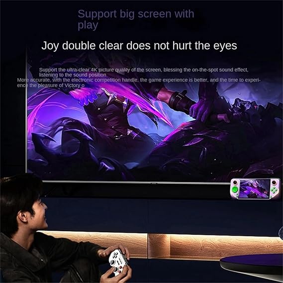 E6plus Handheld Game Console 128G+20000 Game 5 Inch Portable Video Game Console Support Connect TV Arcade Game Console