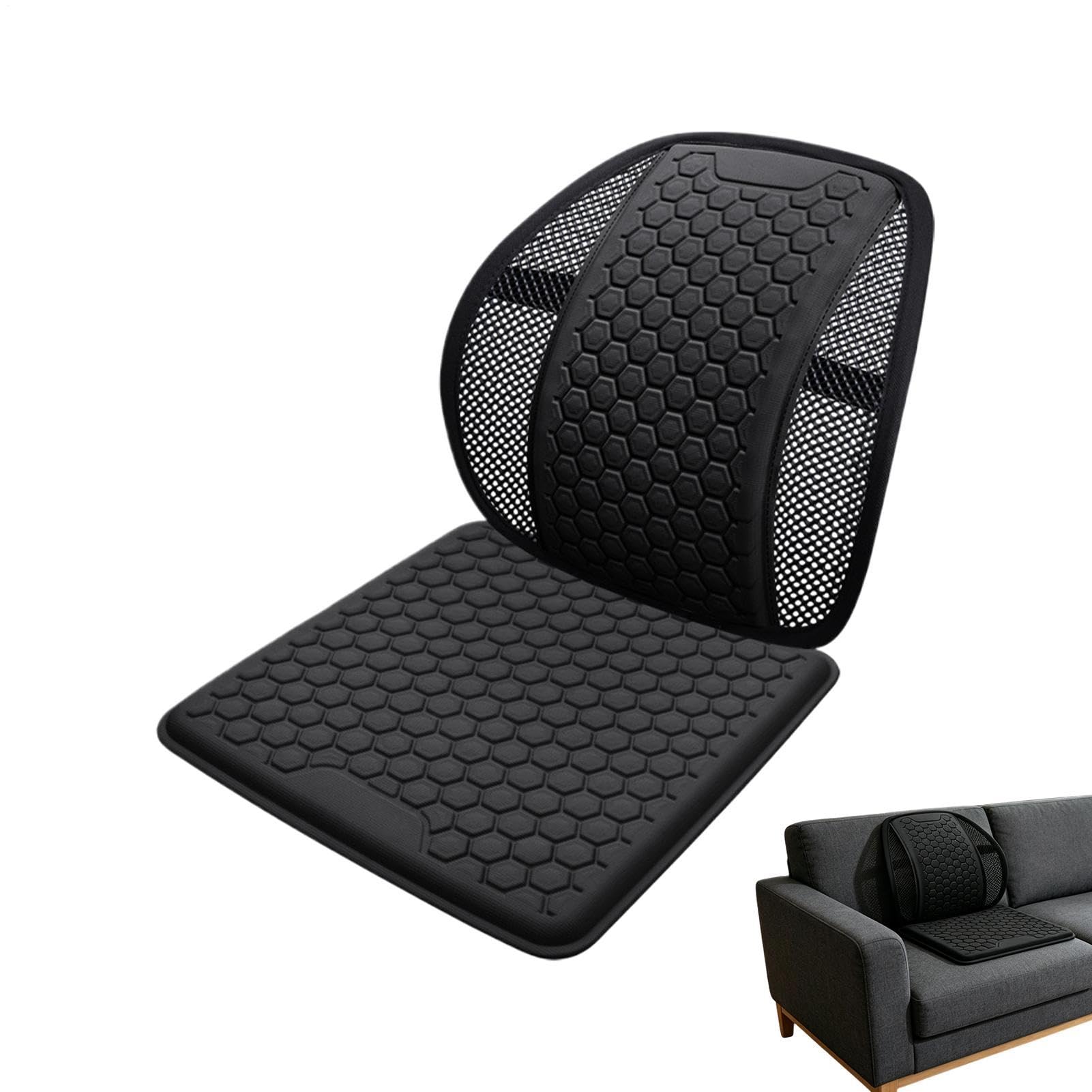 Cuscino Sedile Auto Rinfrescante Guidatore Tappetino Sedile | Supporto Lombare Per Auto Per Autisti Donne Uomini Viaggi Su Strada Campeggio Guida Urbana Pendolarismo Quotidiano