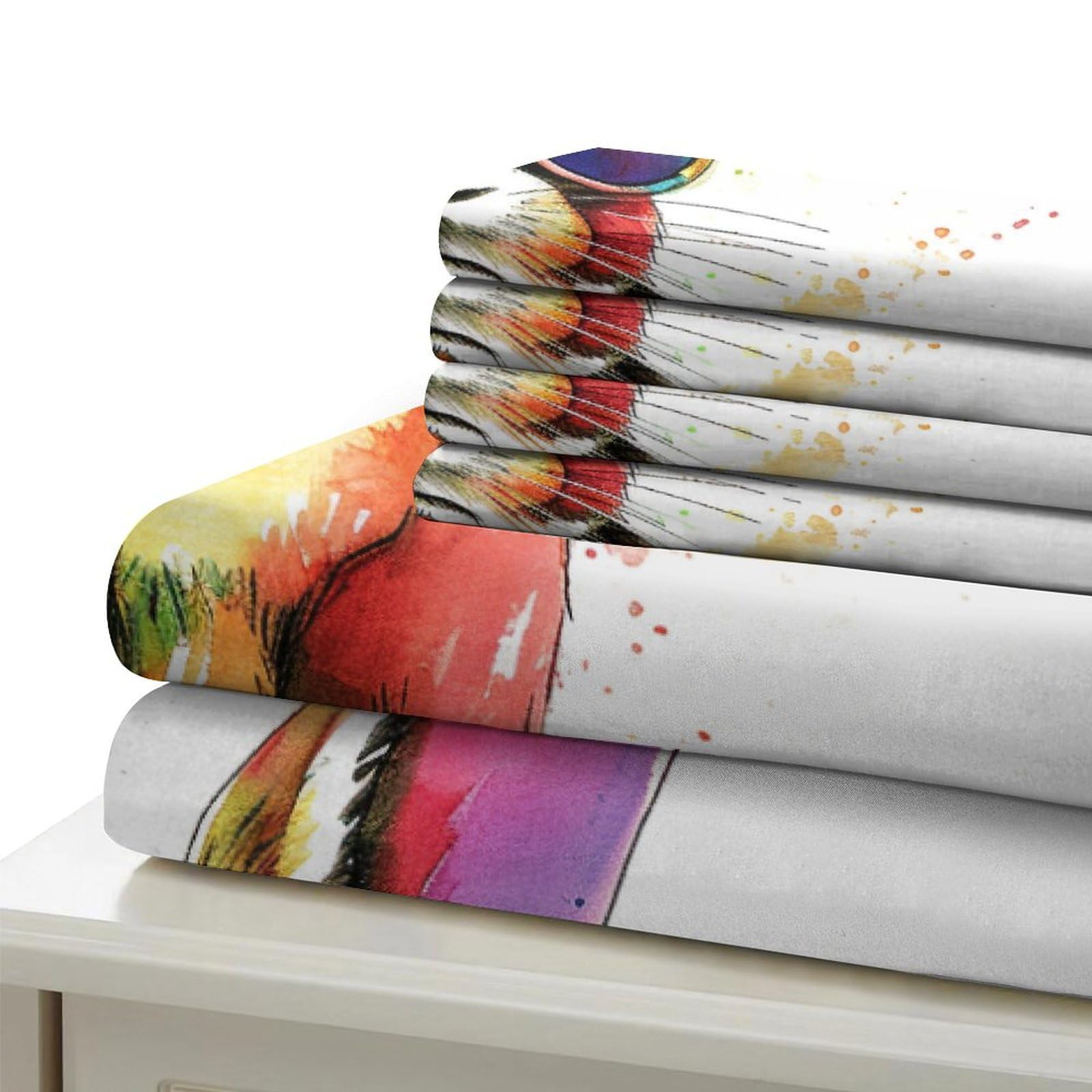 Stampato in 3D Coniglietto carino Copertina Stampata Microfibra Disegnata Set Di Biancheria Da Letto Cura Facile Con 2 Federe,Double（200x200cm）, Per Ragazzi Adulti