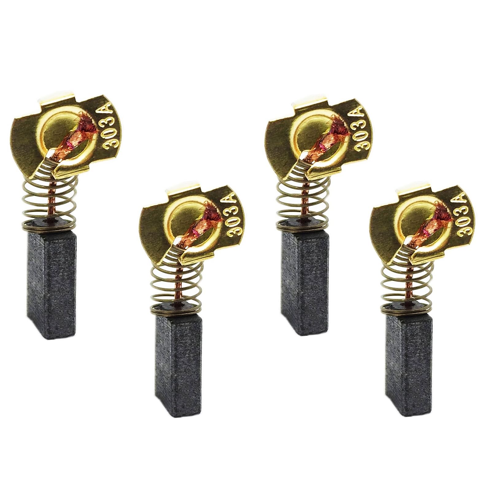 CB303 Carbon Brush Replacement Set for Makita 191963-2 194996-6 (4-pcs)