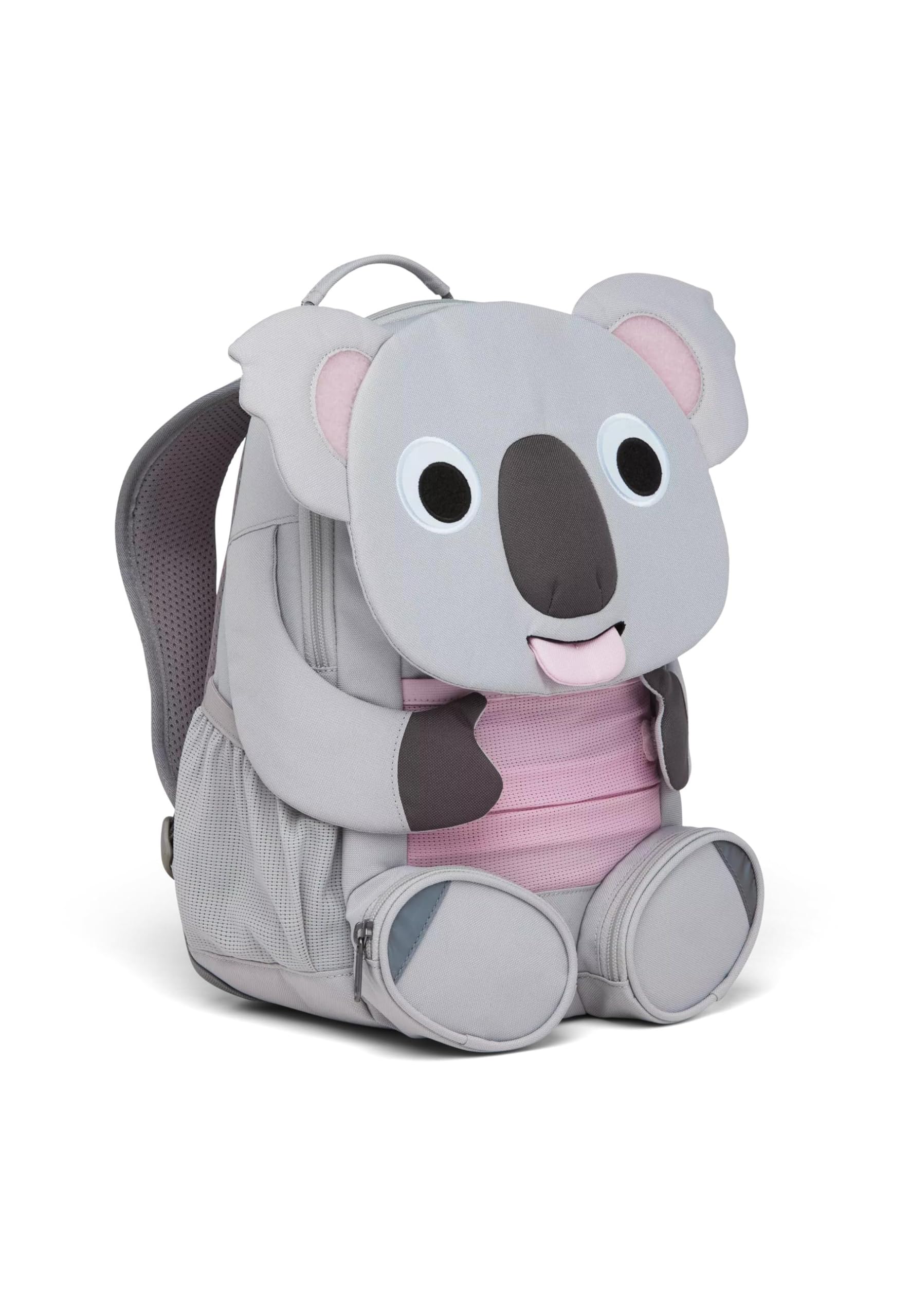 Affenzahn Kinderrucksack Großer Freund Koala - Grau | Kindergartenrucksack für Kinder von 3 bis 5 Jahren mit funktionalem Design und 8 L Volumen für den täglichen Einsatz