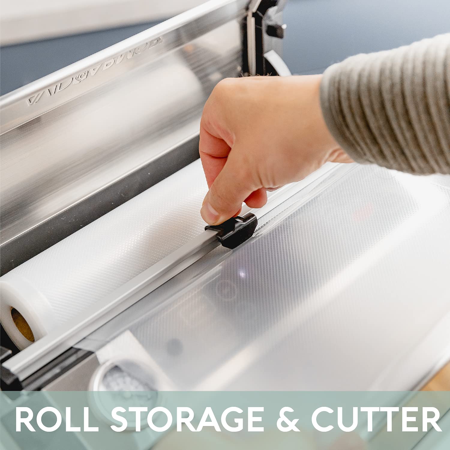 Avid Armor A420 Vacuum Sealer Machine, Locking Lid, Roll Storage with