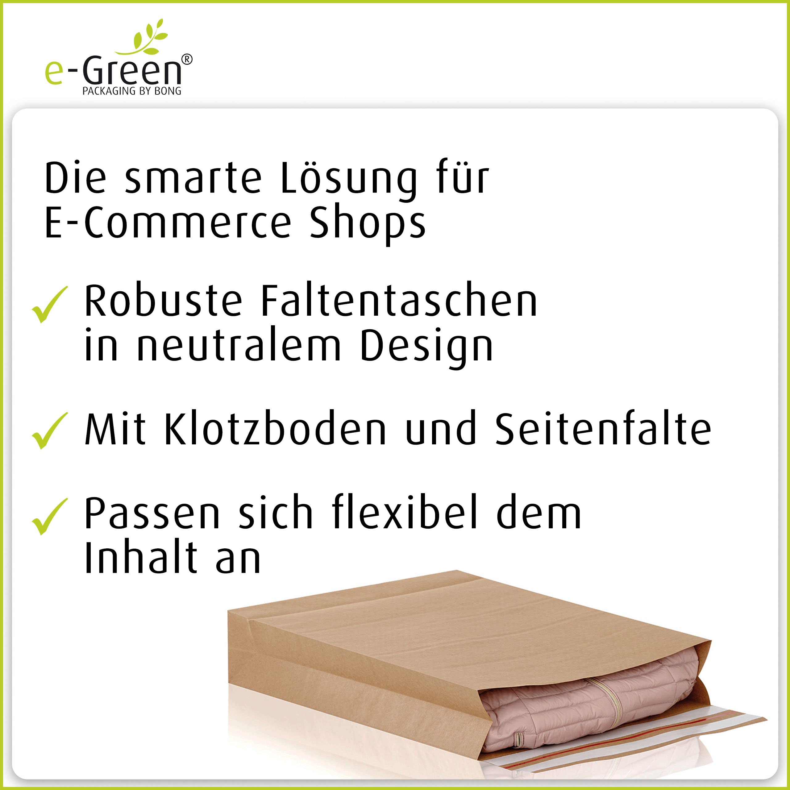 E-Green Kraft Mailer 350 x 250 x 50 mm 120 g/m² odklej i uszczelnij