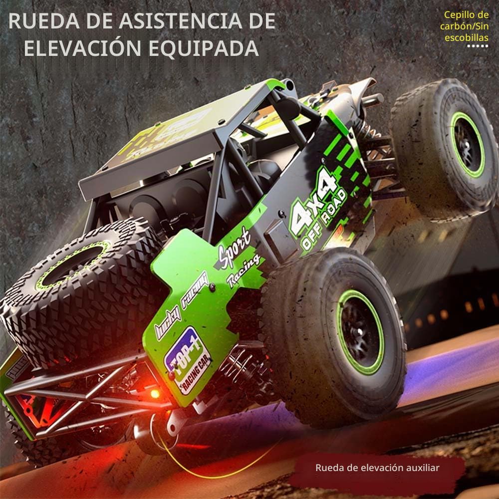 X-Verse SG202MAX - Coche teledirigido 1:20 55km/h RC sin escobillas 4WD todoterreno Truggy Truck Crawler para adultos y niños (3 baterías)