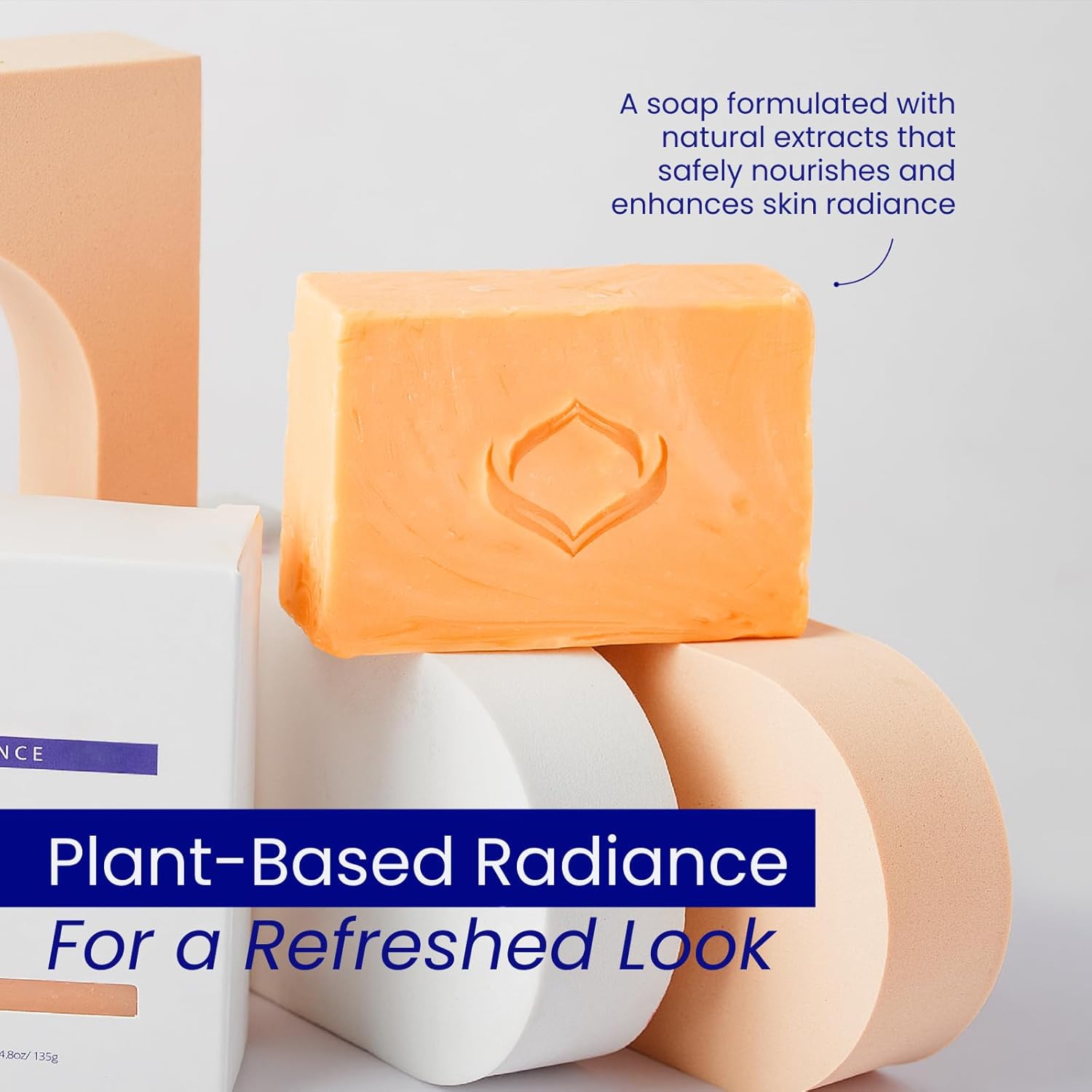 Relumins Triple Glow Bar Soap – Professional Spa Formula – Deep-Cleansing Plant-Based Skincare Bar with Gentle Exfoliation and Skin-Smoothing Benefits – Rich Lather for Daily Use – 135g with Net - Image 3