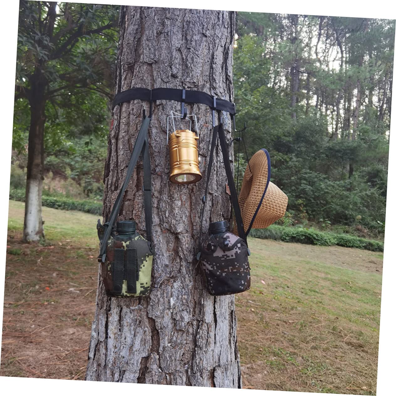 HOOTNEE Hunting Tree Stand Supplies 5pcs Tree Stand Hangers Multi Hooks for Gear