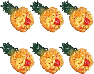 Artificial Pineapple Fried Rice Model Simulation Pineapple Fried Rice Model Realistic Chinese Food Display Props