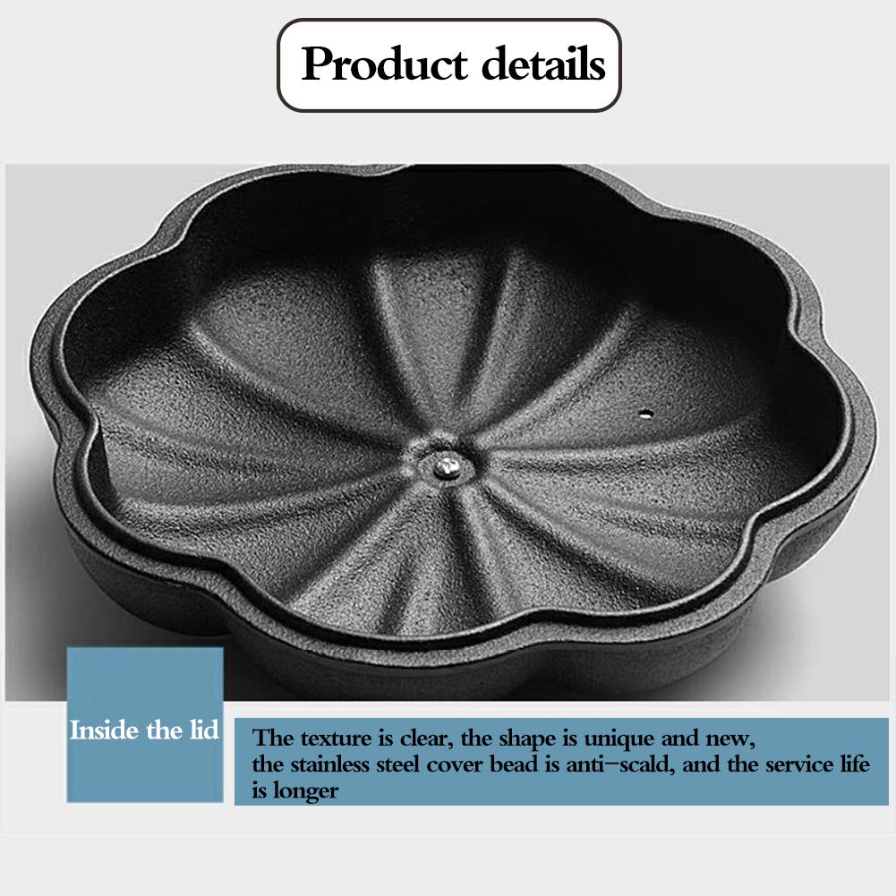 Multifunktionale Baking Pan, Kürbis-förmigen geröstetem Mais, Süßkartoffel und Süßkartoffel Pan, Sichere und gesunde Backeisenpfanne,23CM