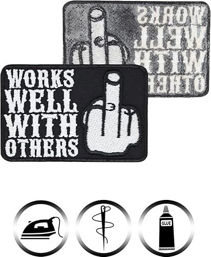 Miniatura 6 de A-H Merit Badge - Parche para planchar con divertido regalo, parches tácticos de moral para militares, mascotas, focas marinas, patriotas, parche