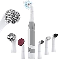 Vista 1 de kHelfer Cepillo de Limpieza Eléctrico con Energía de Batería, KH6A Pequeño Cepillo Eléctrico para Lechada y 5 Cepillos de Repuesto, Ligero