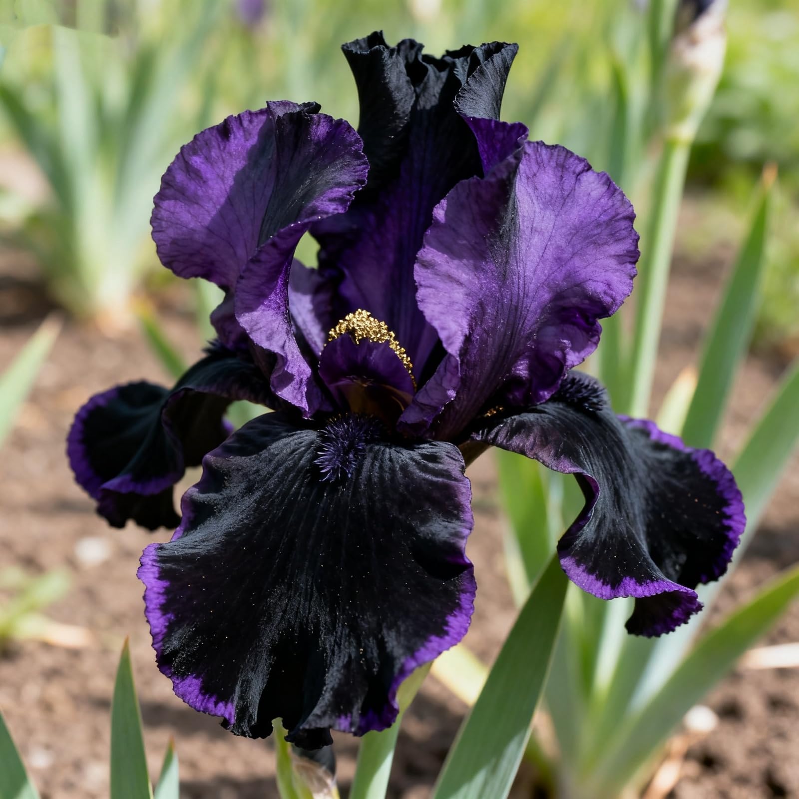 Perennial Iris Bulbs&Vibrant Floral Display,Mix Color,Iris Bulbs for Planting Now UK,Rare,Excellent Display-6bulbs-I