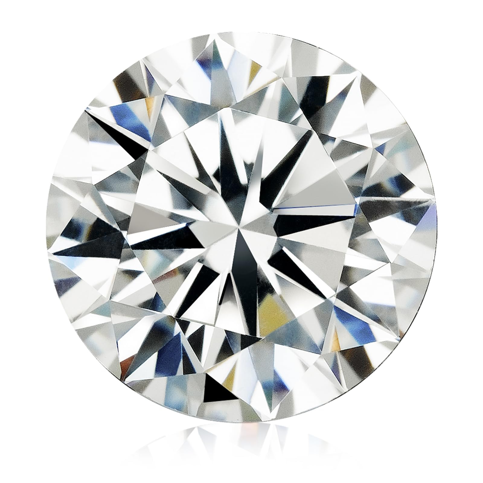 Moissanite di Diamanti Sciolti D Pietre Gemme VVS1 Incolore Incolore per La Produzione di Gioielli per Le Orecchie Ad Anello A Sospensione, Certificato di Autenticità 0,1CT-4ct-1.5 carats