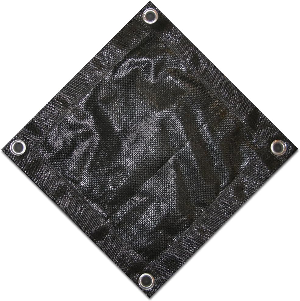 Blue Wave BWC612 ft Round Rugged Mesh Above Ground Pool Winter Cover, 30-FEET, Black