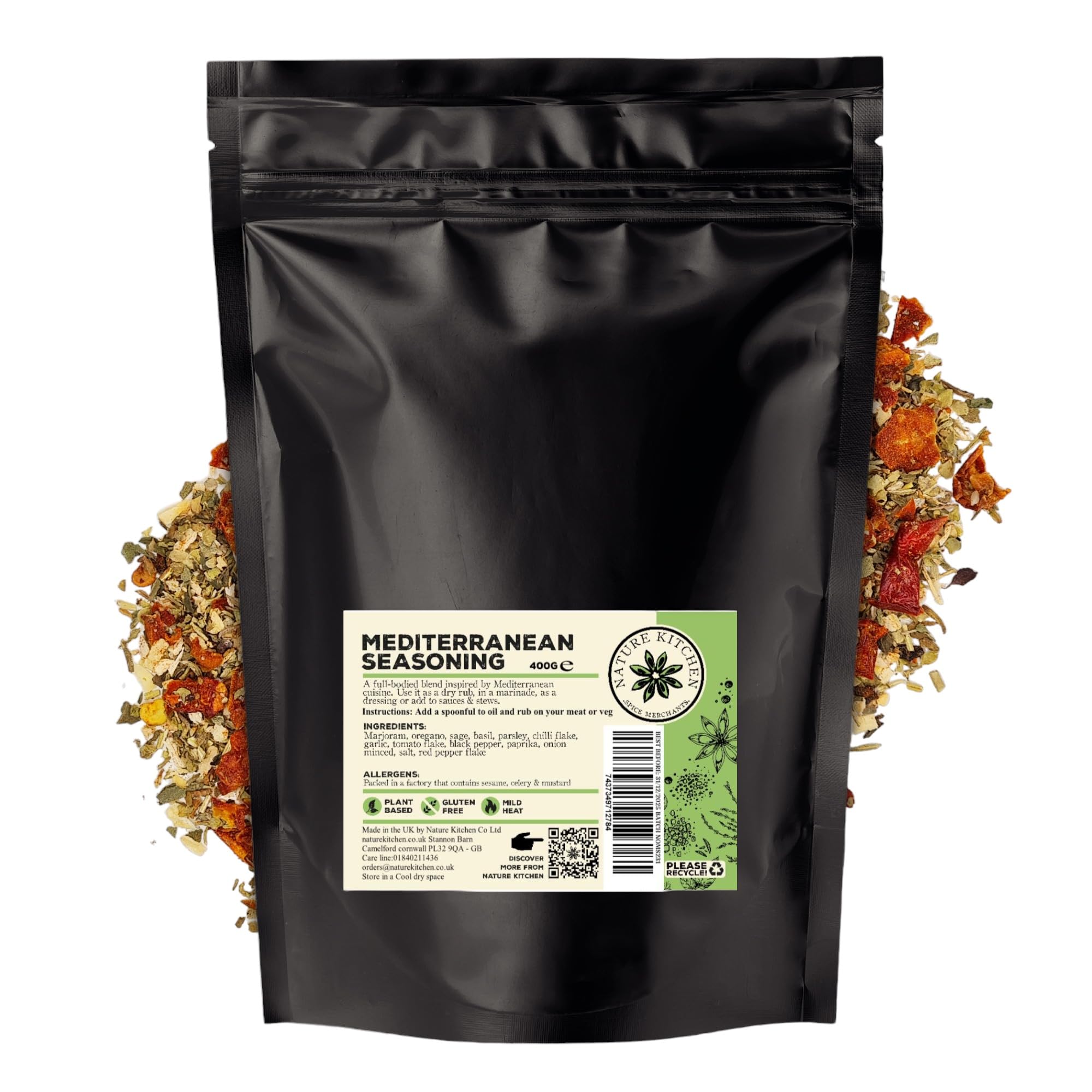 Nature Kitchen Shawarma Seasoning 500g Mild, Premium Middle Eastern Spice Blend, Gluten Free, Vegan Seasoning for Kebabs, Chicken, Wraps, Marinades and Everyday Cooking — view 72