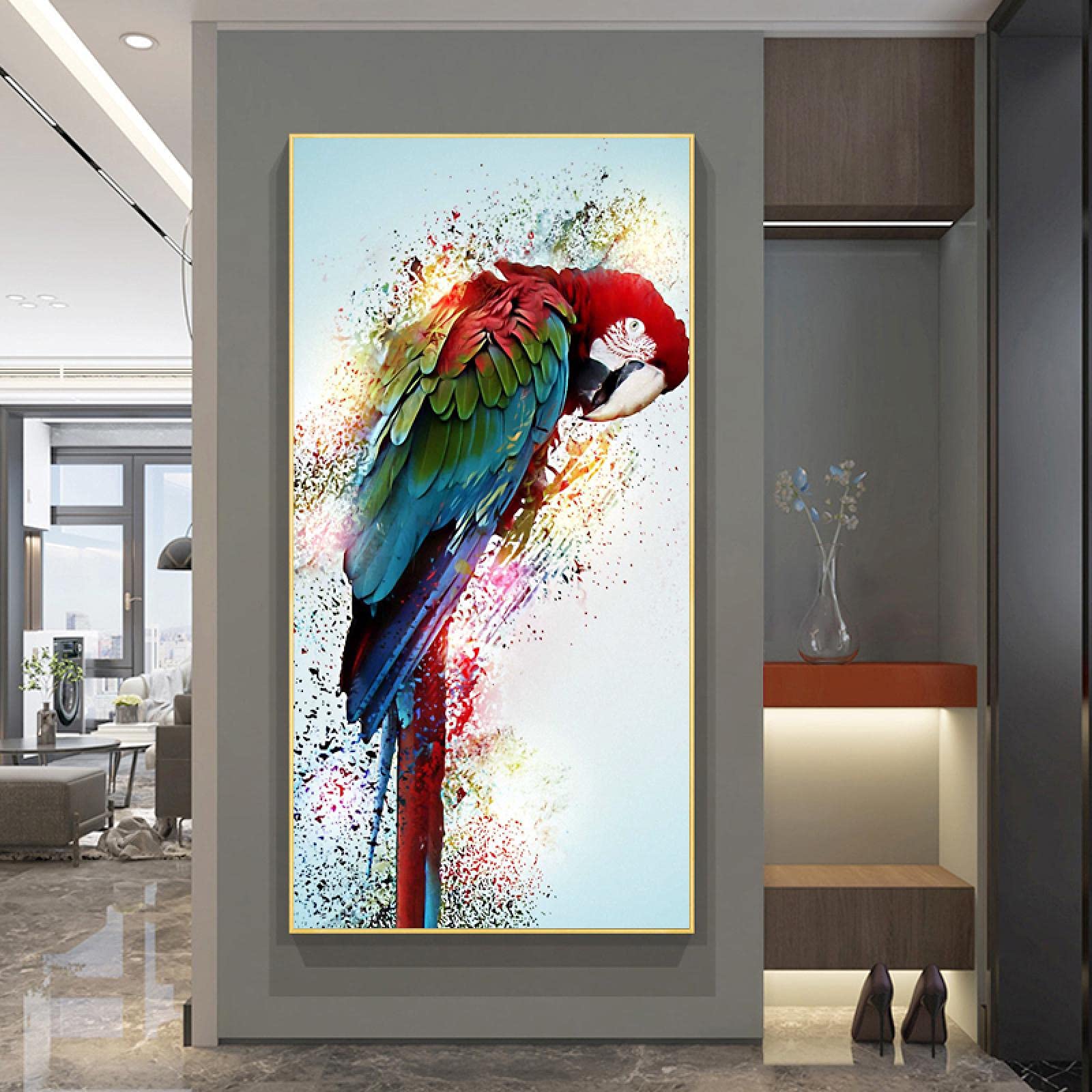 コンゴーインコ 絵画