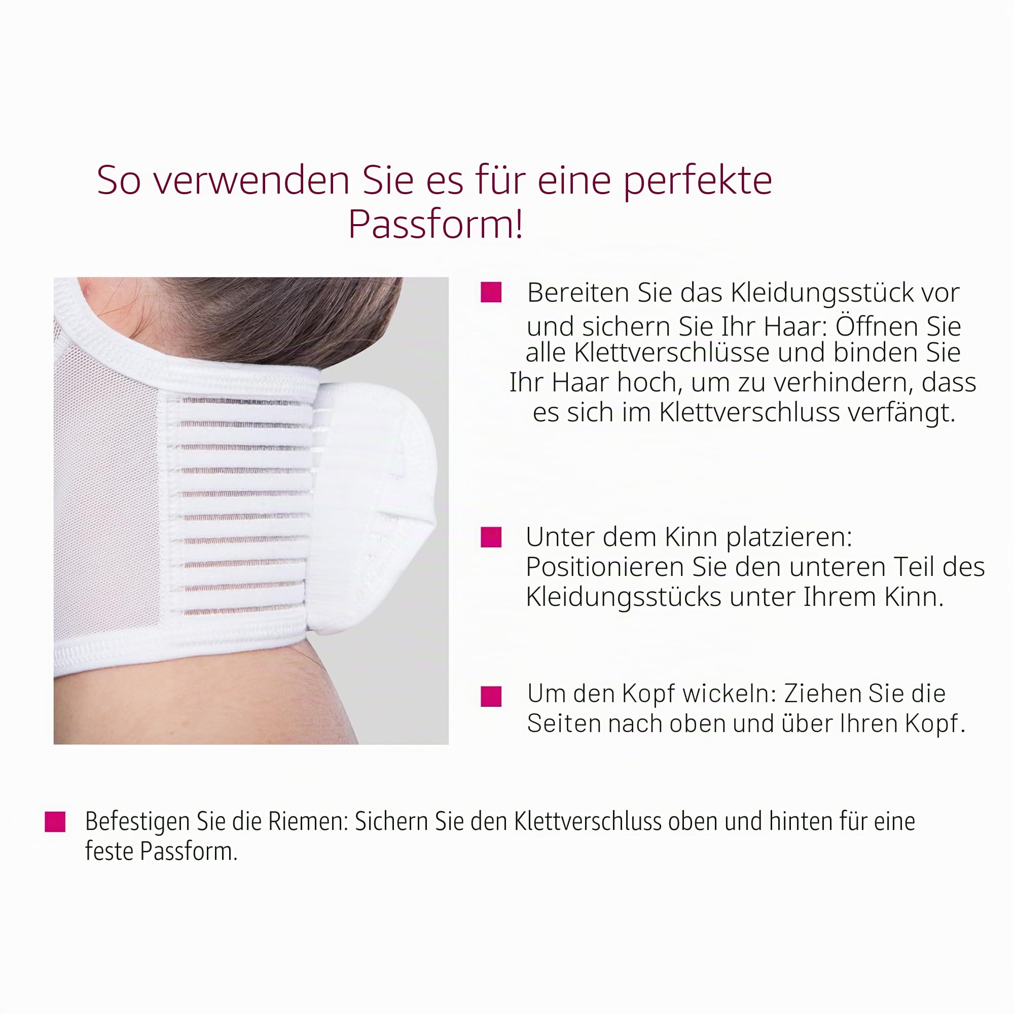 FM extra Klettverschluss Weiß S