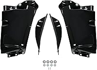 Vista 8 de KUAFU Parachoques de recorte compatible con Honda Civic EK EJ ABS de plástico negro para 1996-2000