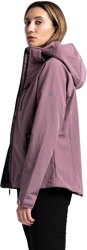 Trespass Womens/Ladies Bela II Waterproof Softshell Jacket (L) (Rose Tone)
