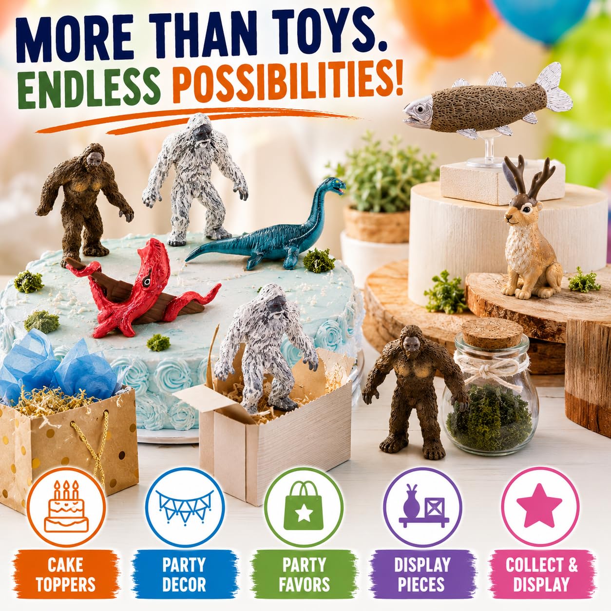 Amazon.com: Safari Ltd. Cryptozoology Designer TOOB - 7 Figurines