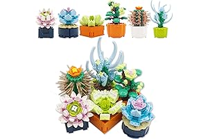 Botanical LEGO Succulent Paradise: 503-Piece Building Kit for Boundless Creativity