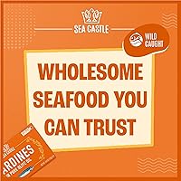 Vista 5 de Sea Castle Sardinas en aceite de oliva puro, 4.4oz (paquete de 12)