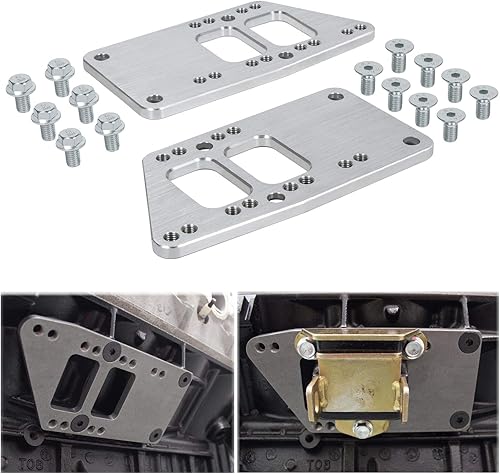 Miniatura 1 de Para LS Swap Motores Adaptadores Placas Adaptadoras - Soporte de intercambio universal Bloque pequeño Conversión LS Ajustable Ajuste para LS1 LS3