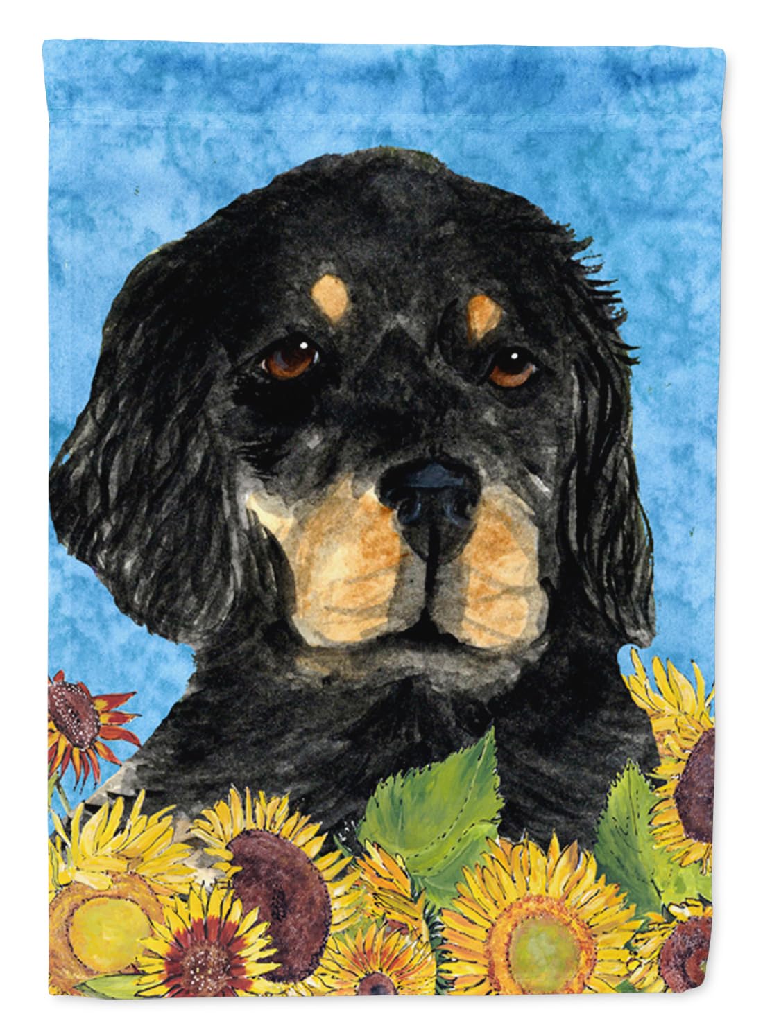Drapeau de jardin pour les passionnés de Gordon Setter et de décoration