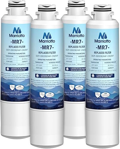 MARRIOTTO DA29-00020B Filtro de agua para refrigerador, compatible con DA29-00020B, DA29-00020A, HAF-CINEXP, filtro de agua para refrigerador