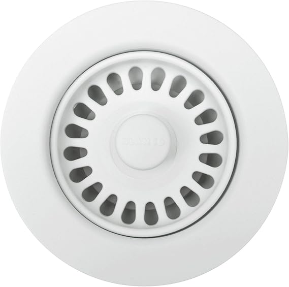 BLANCO, White 441096 Kitchen Garbage Disposal Flange, 3.5" Faucet