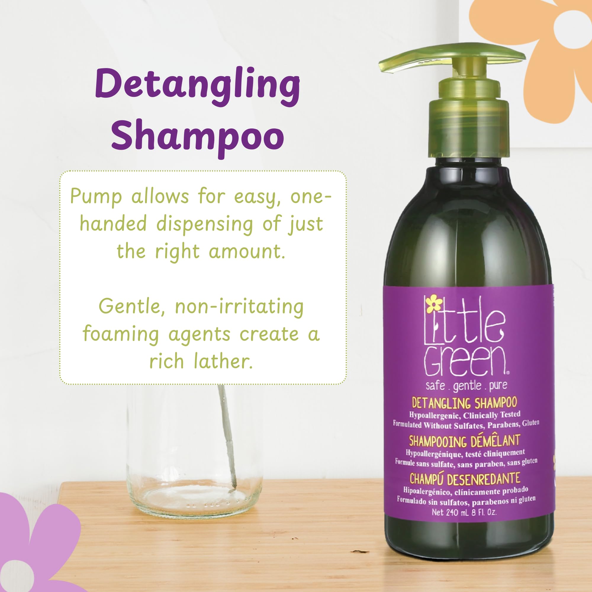 Little Green Champú Desenredante 240 ml (Niños)