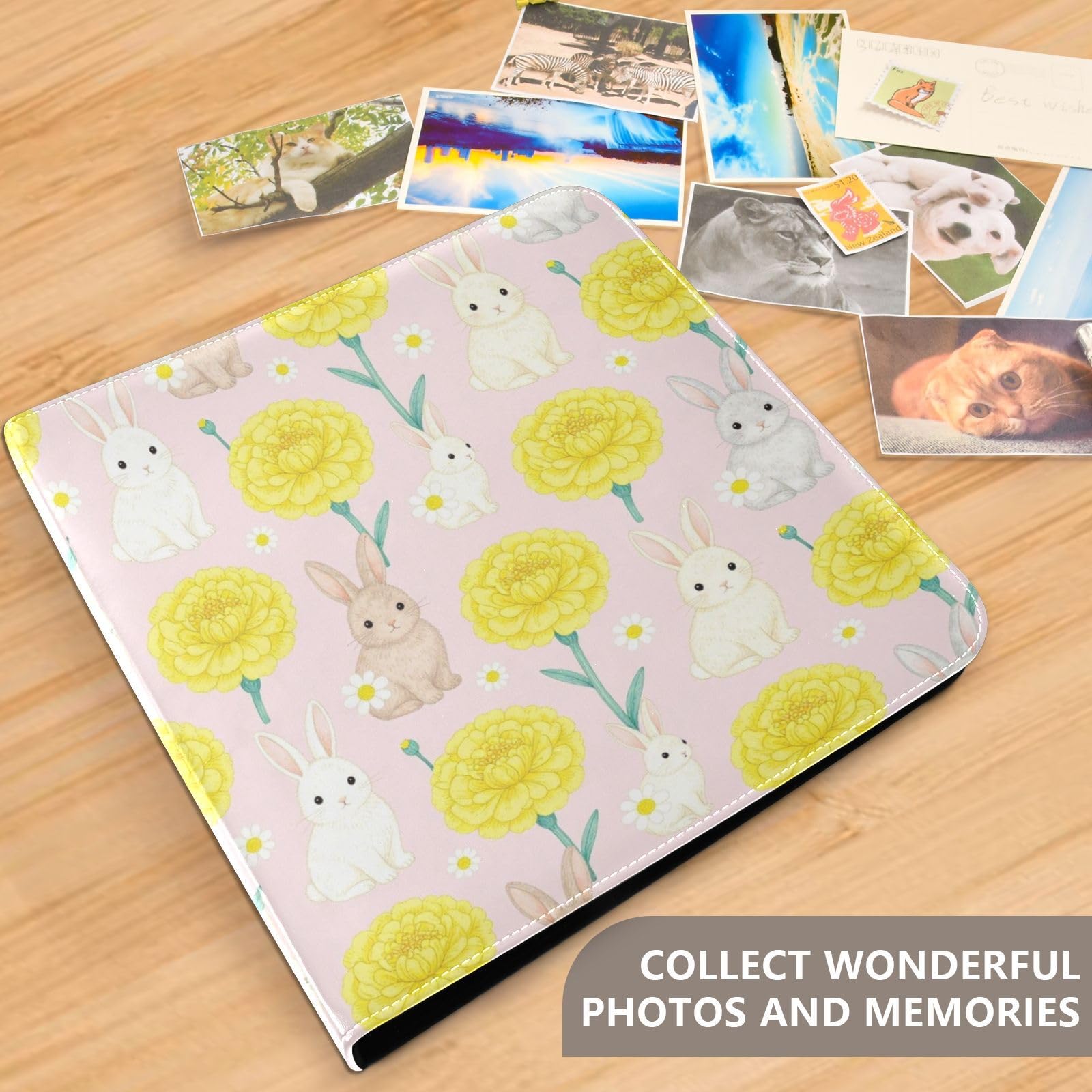 Album de scrapbooking en cuir facile à nettoyer au quotidien