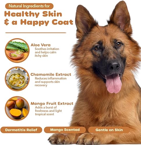 Miniatura 4 de P.E.T. Scratchiez Shampoo - Alivio de la dermatitis - Aroma de mango mambo (16 onzas)