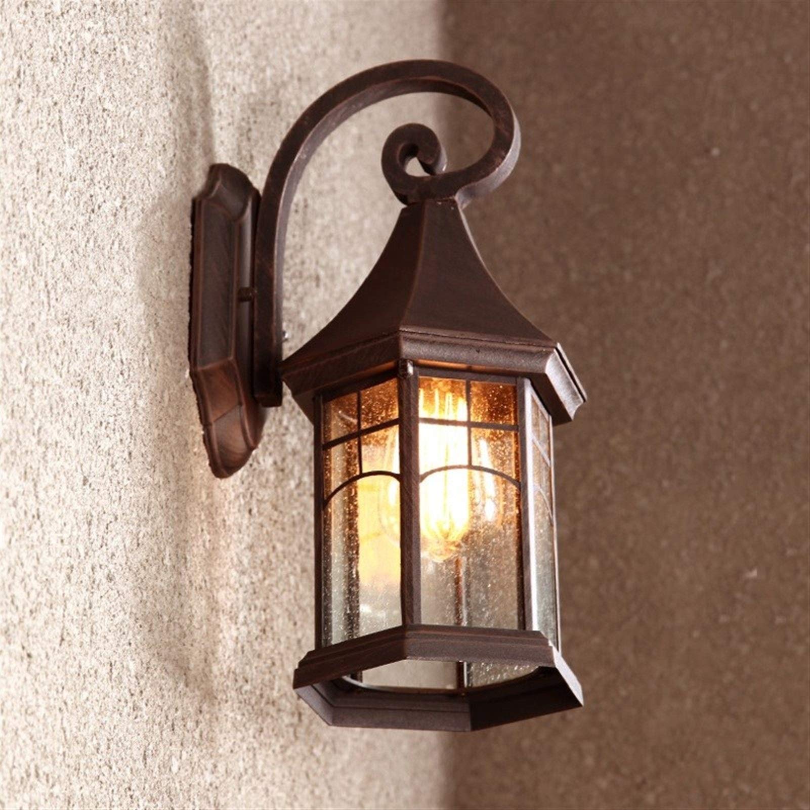VDOQTLJT Vintage Wall Lamp Outdoor Courtyard Retro Lamps Waterproof Corridor Light Garden Living Room Aisle