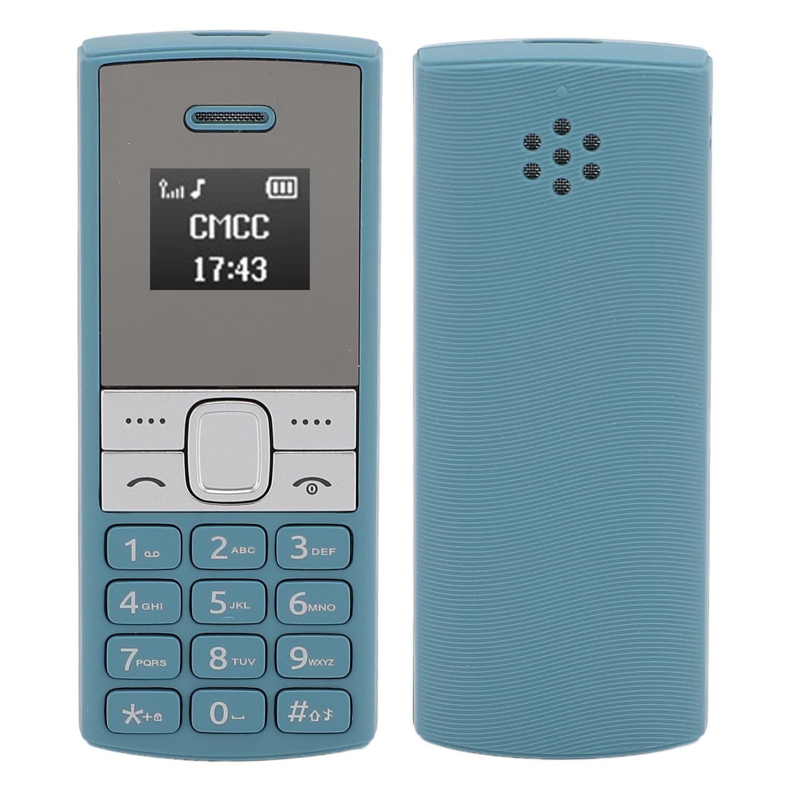 Unlocked Smallest Mobile Phone - BM150 Tiny Mini Mobile, GSM 2G Mini Small Mobil Cell Phone,Bluetooth Dual SIM Card Slot, Unlocked Tiny Mobile Phone (Blue)