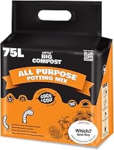 Coco & Coir All Purpose Compost. Peat-free Coco Soil for Plants Indoors. Potting Soil Fertilised with NPK - Coco Boost (75L)